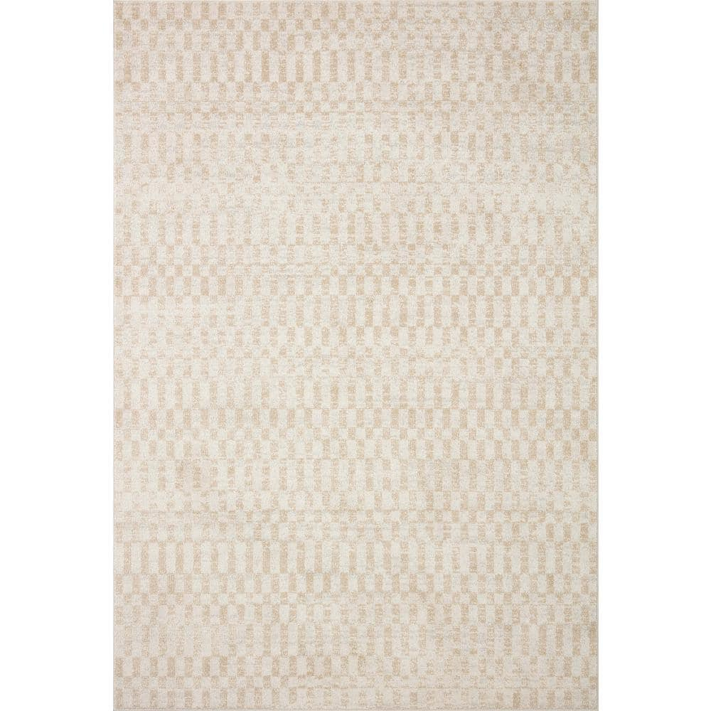 Loloi II Kamala Ivory / Natural 2'-7" x 8'-0" Runner Rug