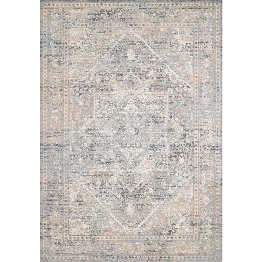 Loloi II Lucia Oriental Grey / Sunset Area Rug