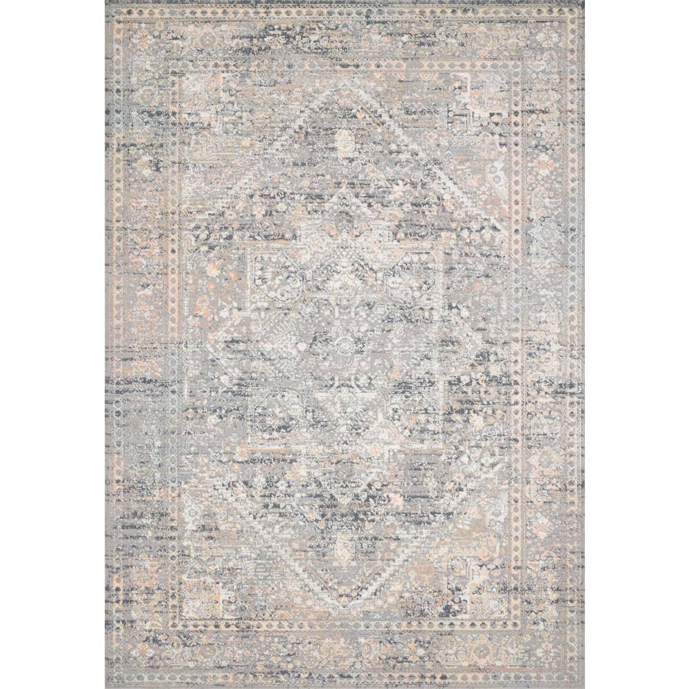 Loloi II Lucia Oriental Grey / Sunset Area Rug