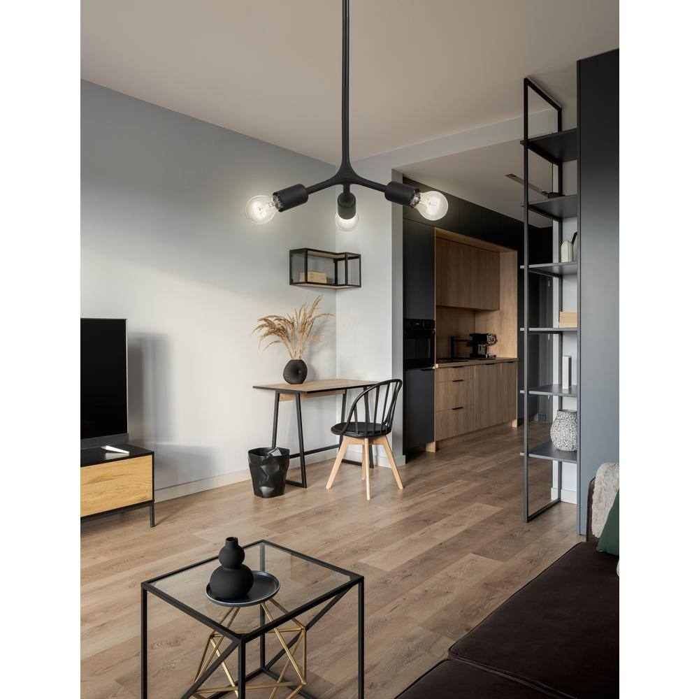 204293A-Eglo Lighting-Bocadella - Three Light Flush Mount