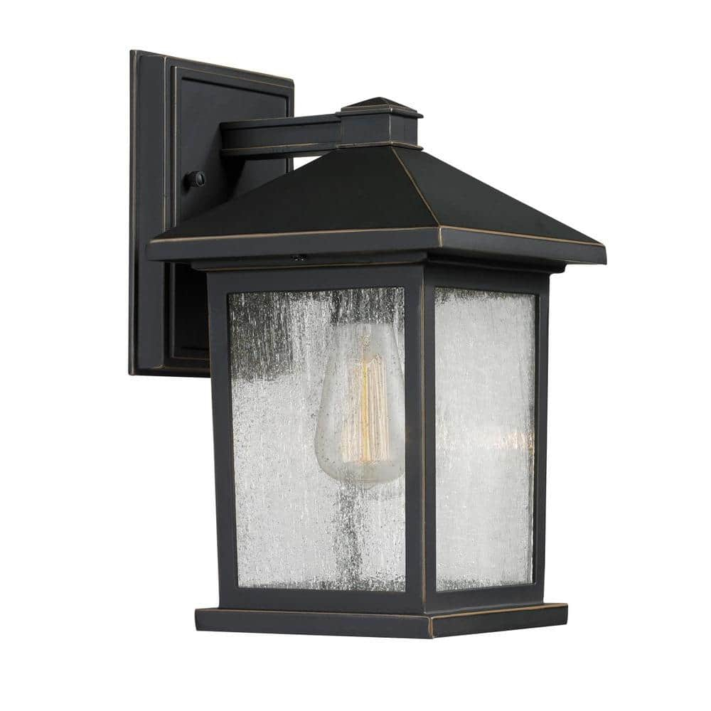 Z-Lite Portland 1 - Light Wall Light in  Oil Rubbed Bronze