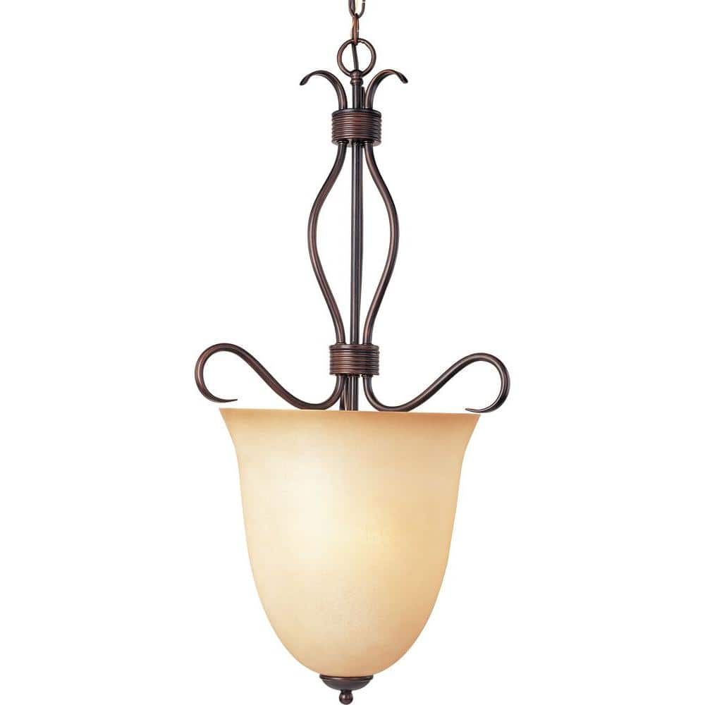 Basix 4-Light Oil-Rubbed Bronze Entry Foyer Pendant