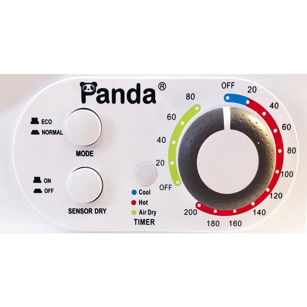 Panda 3.5 Cu.ft Compact Portable Electric Laundry Dryer PAN760SF, 13 Lbs Capacity,White and Black