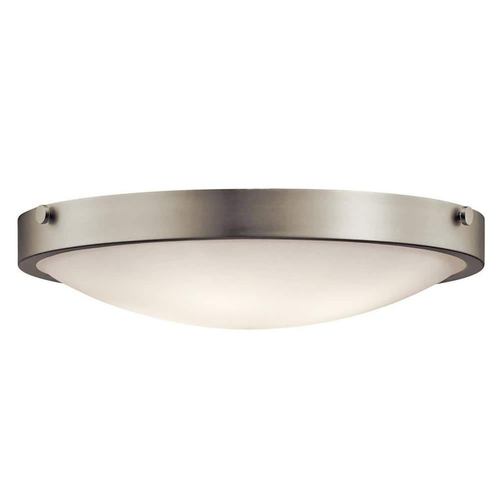 Kichler Lighting Lytham 4 - Light Flush Mount in  Brushed Nickel