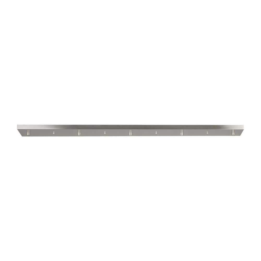 Generation Lighting 7449605-962 Accessory - 48 Inch 5 Port Linear Canopy, Brushed Nickel Finish