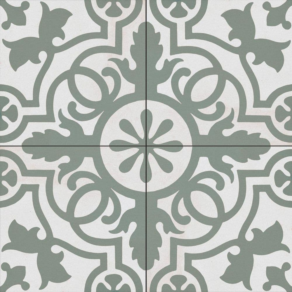 SAMPLE-Bliss 8" x 8" Porcelain Spanish / Moroccan Wall & Floor Tile