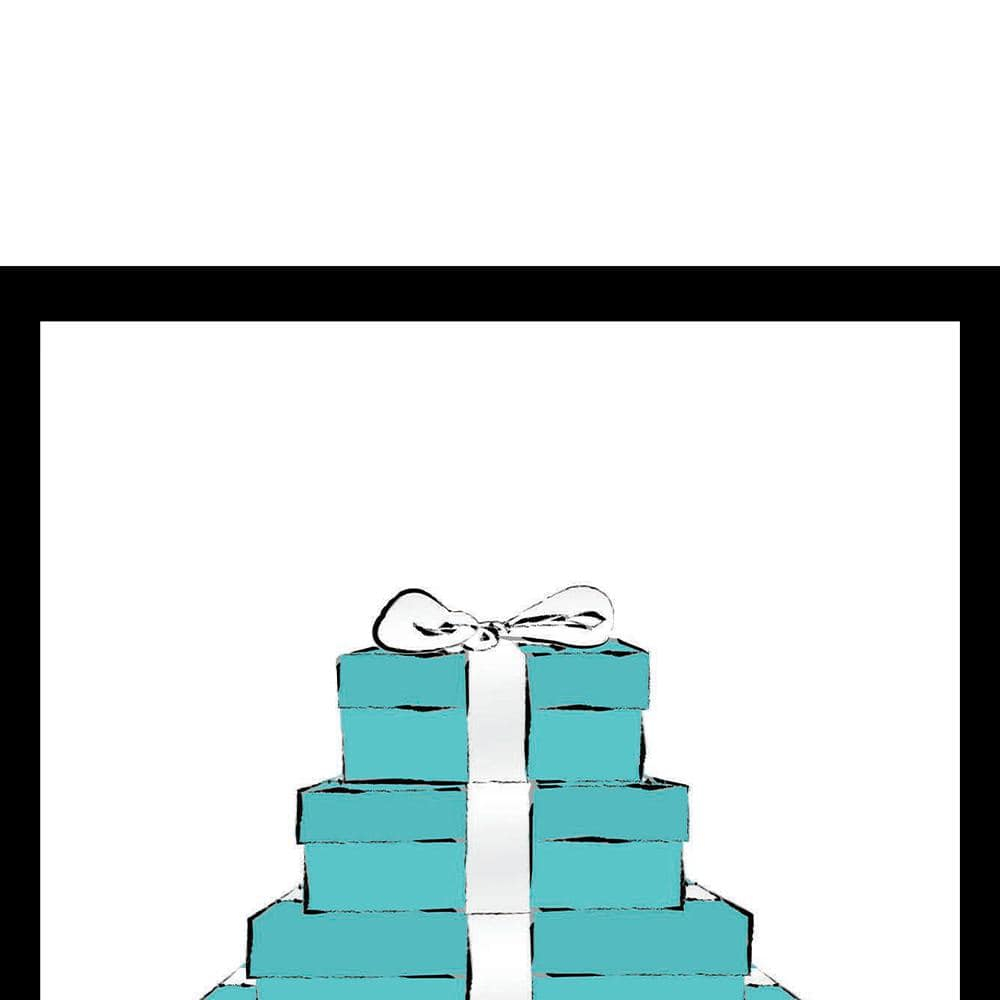 High Fashion Glam Gift Boxes Framed Print