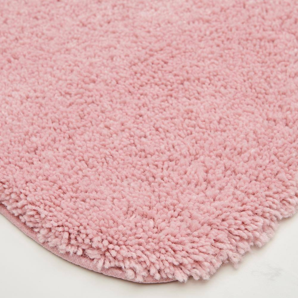 Mohawk Home Pure Perfection Nylon Bath Rug Scatter, Rose Pink 1'5" x 2'