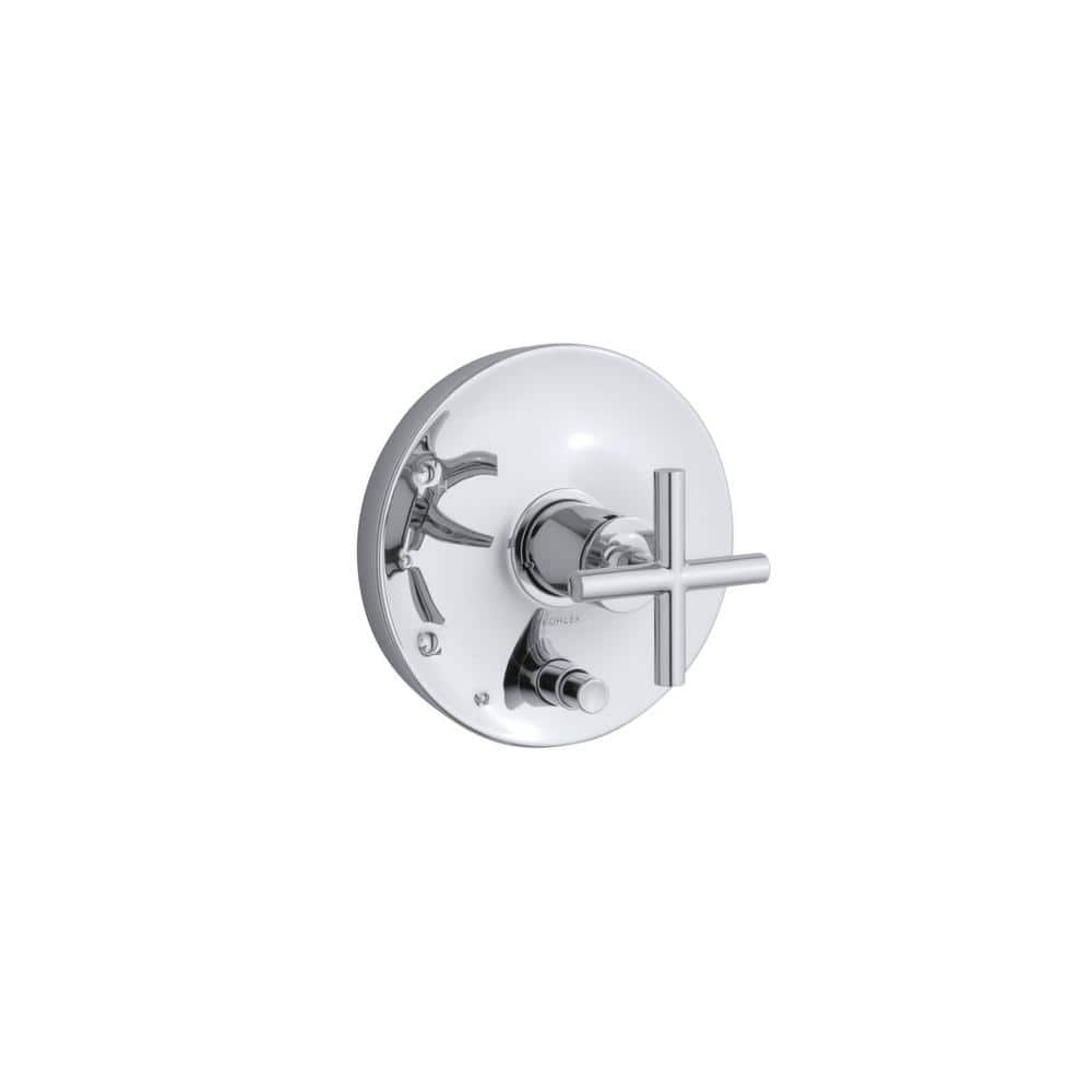 Purist® Rite-Temp Pressure-Balancing Valve Trim with Cross Handles