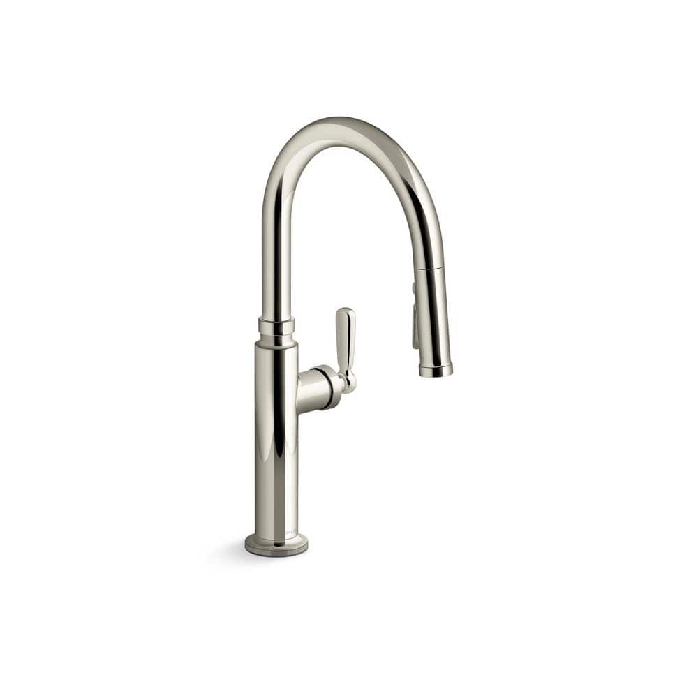 Edalyn by Studio McGee Pull-Down Kitchen Sink Faucet with Three-Function Sprayhead