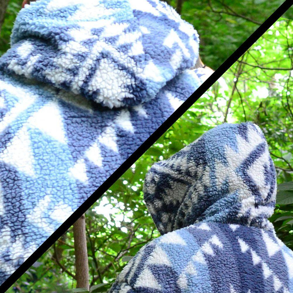 Coleman  Oversized Super Soft Wearable Hoodie Throw Blanket Blue