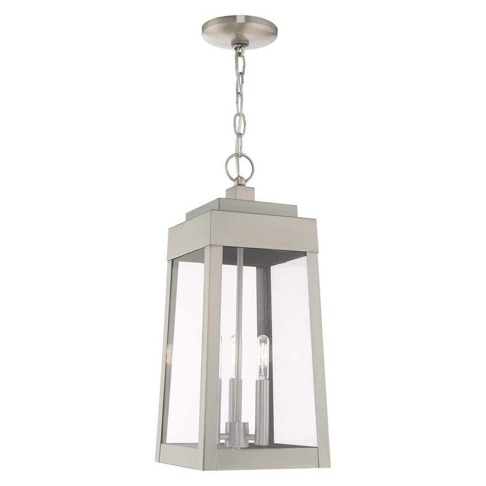 Livex Lighting Oslo 3 - Light Pendant in  Brushed Nickel