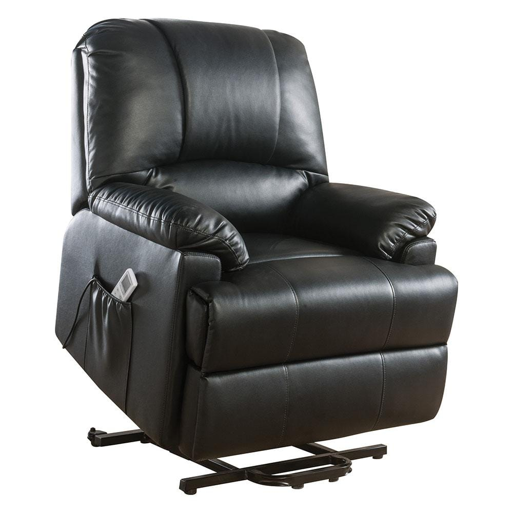ACME Ixora Recliner with Power Lift and Massage in Black