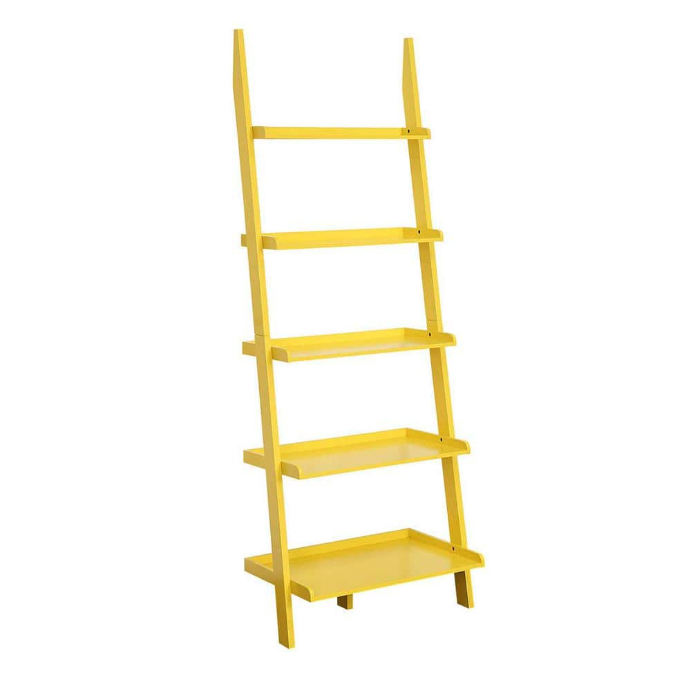 Convenience Concepts American Heritage Bookshelf Ladder-Finish:Yellow