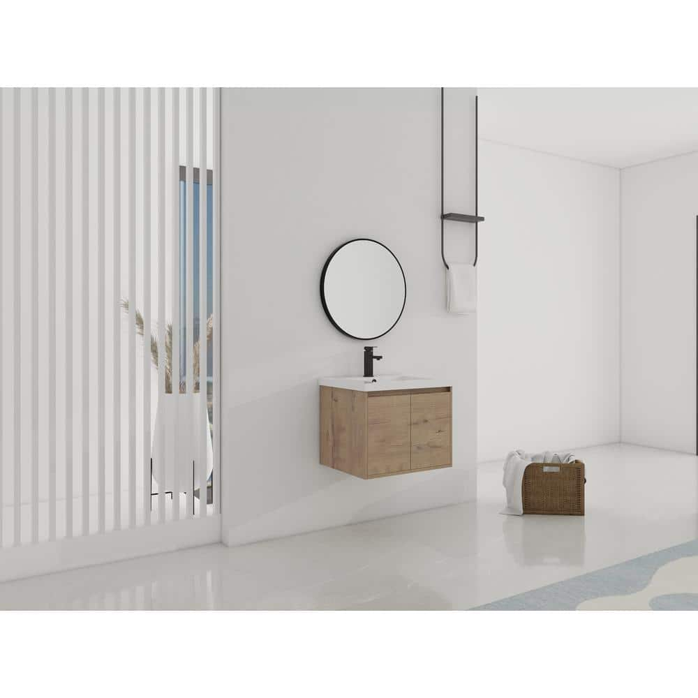 24" SINK VANITY WITH KD PACKAGE PLYWOOD, GEL-COAT TOP, NO FAUCET