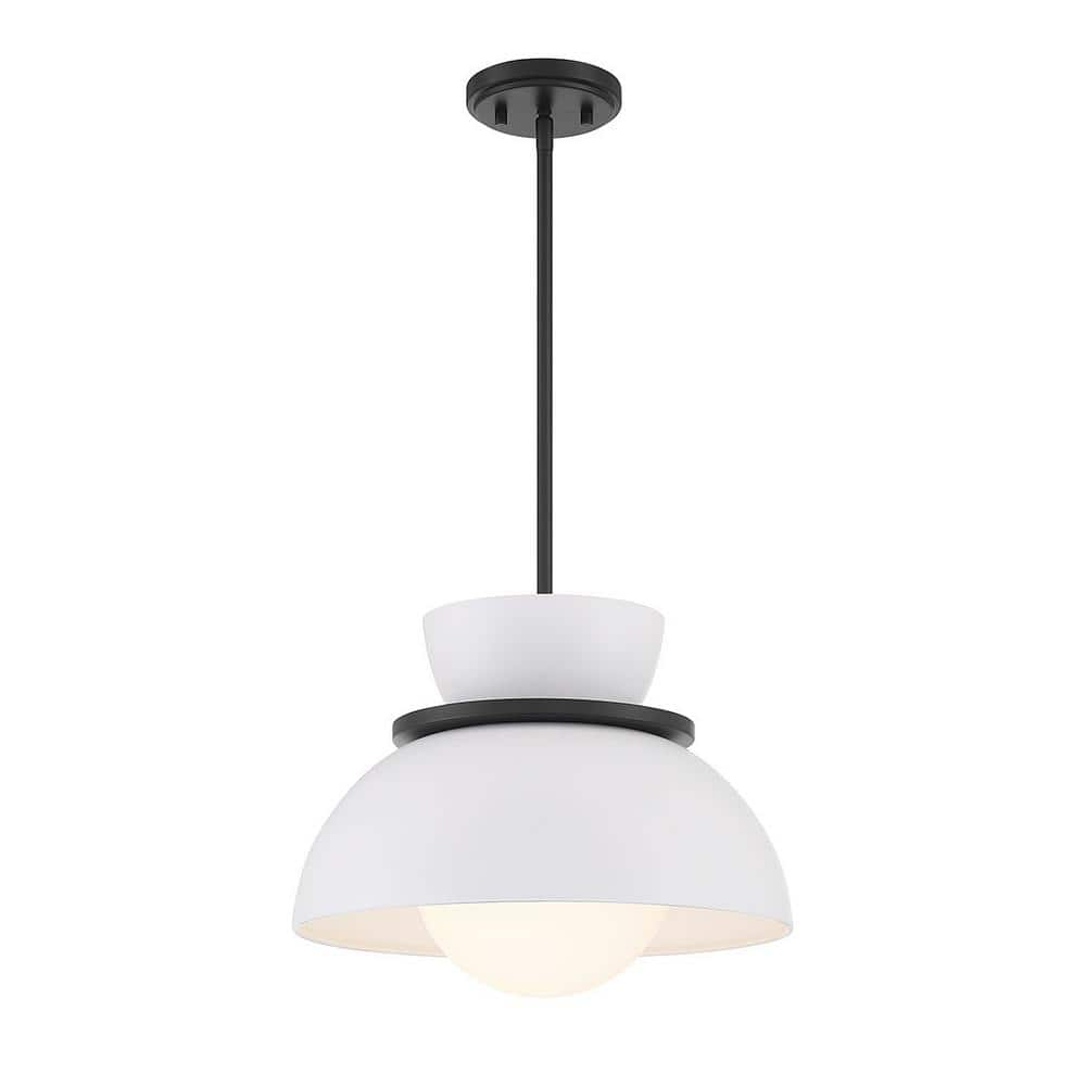 Trade Winds Bonnie 1-Light Pendant in Matte Black