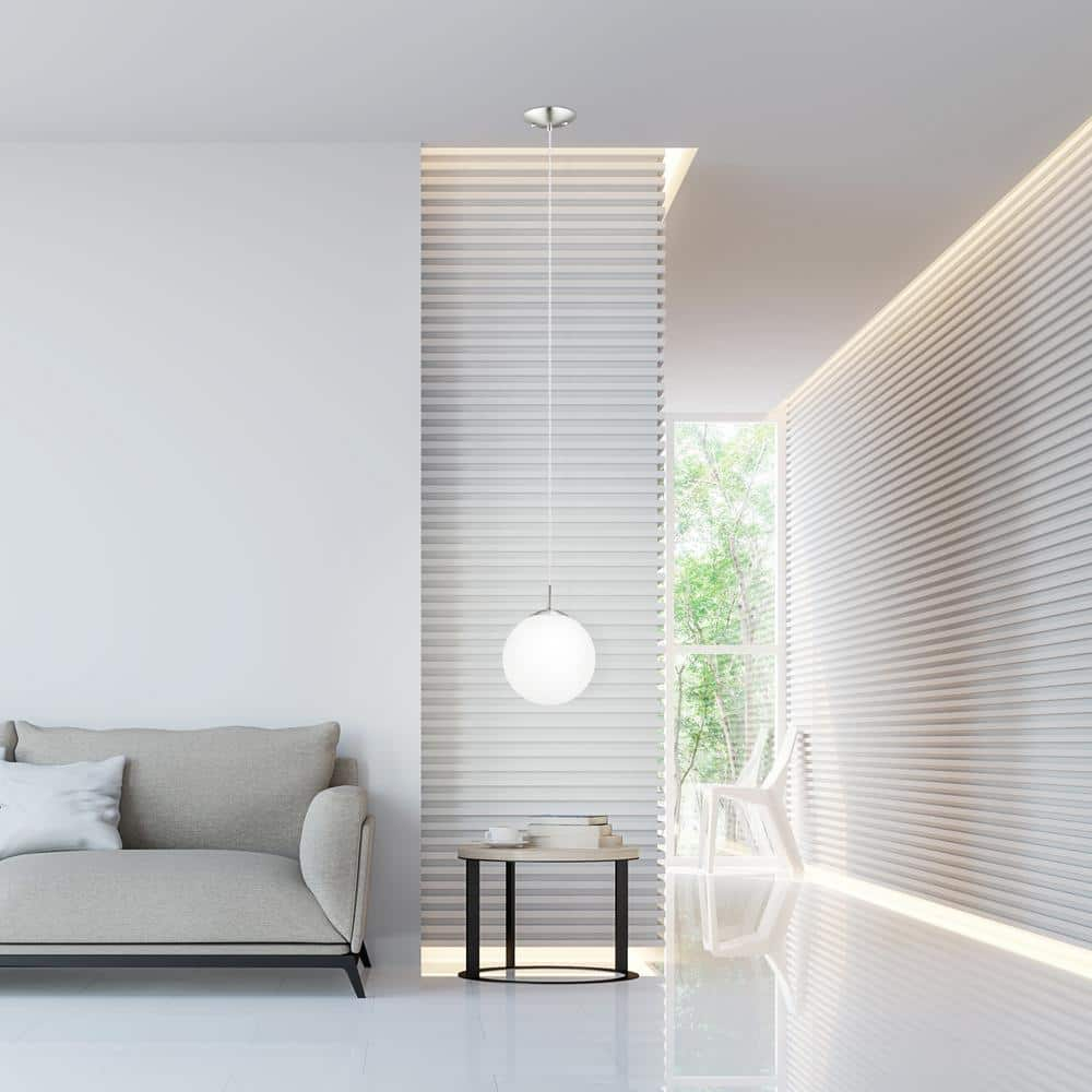 Eglo USA Rondo 8526 Opal Glass Hanging Pendant Light
