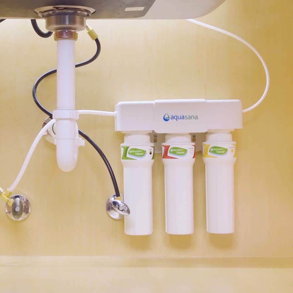 Aquasana Max Flow Under Sink Water Filter System - Bronze - AQ-5300+.62