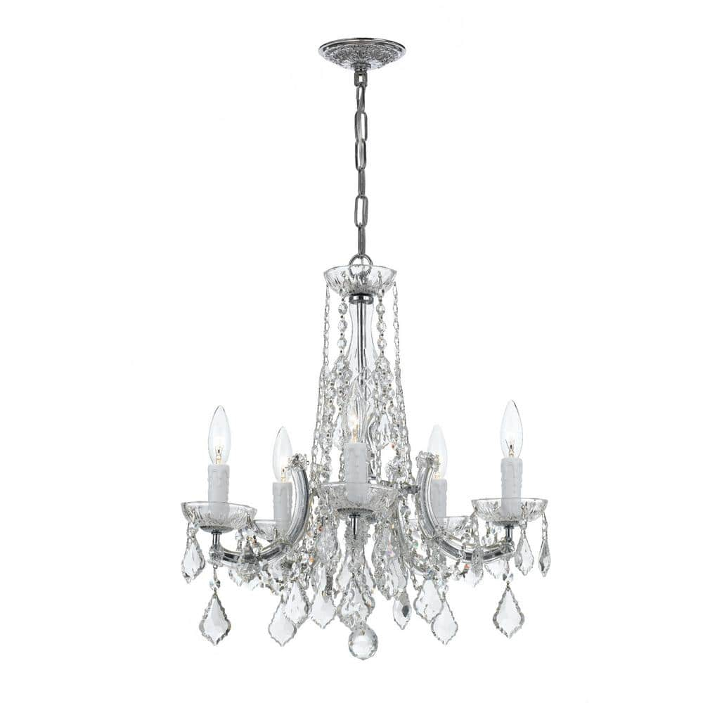 Crystorama Lighting - Five Light Chandelier - Chandelier - Maria Theresa - 5
