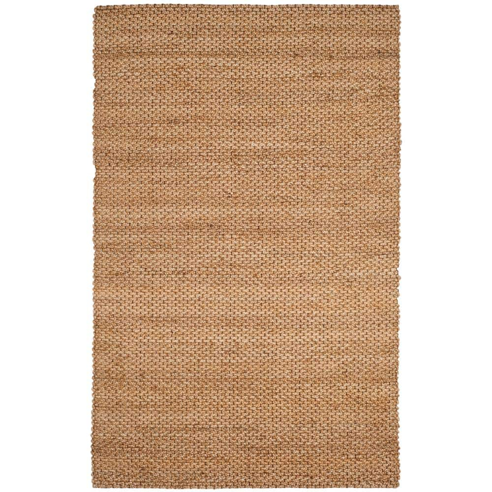 SAFAVIEH Natural Fiber Lillian Braided Jute Area Rug, Natural, 6' x 9'