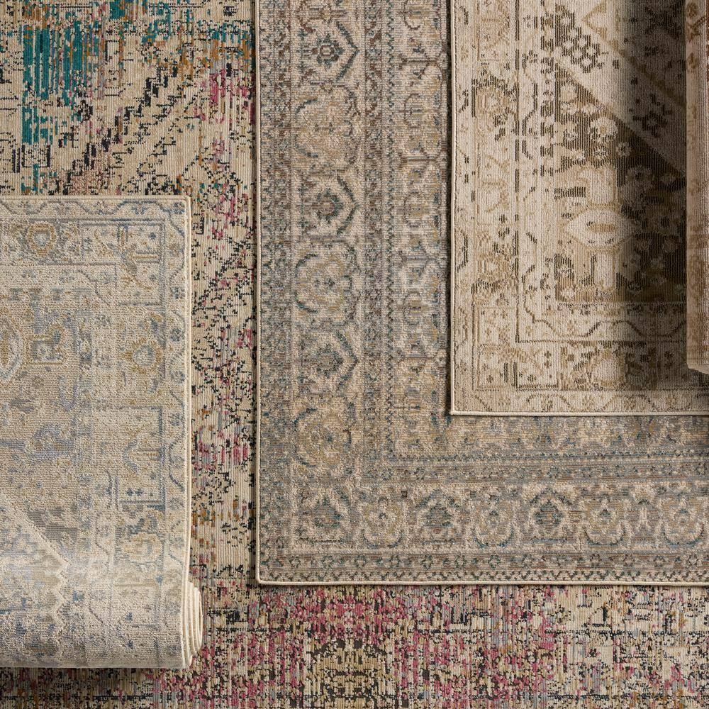 Jaipur Living Indoor Outdoor 2x4 Area Rug, Boho, Gold/Ivory