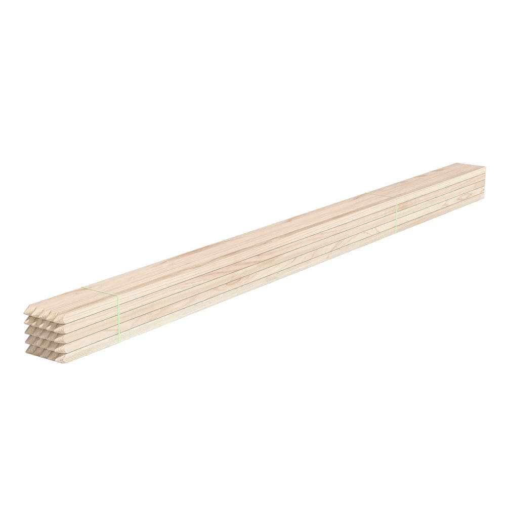 Greenes Fence 6 Foot Long Wooden Garden Stake, 25-Pack