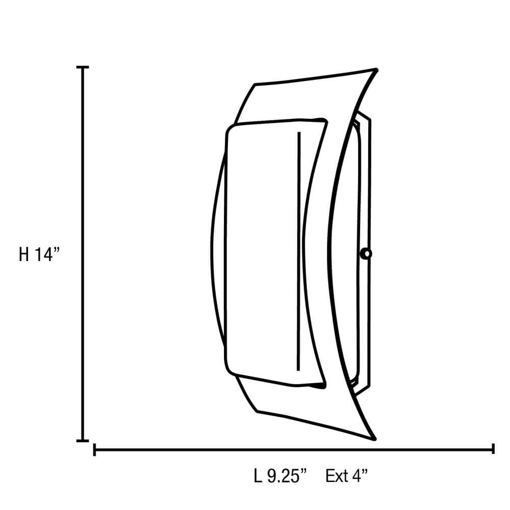 Access Lighting Eclipse 1 - Light Wall Light in  Satin