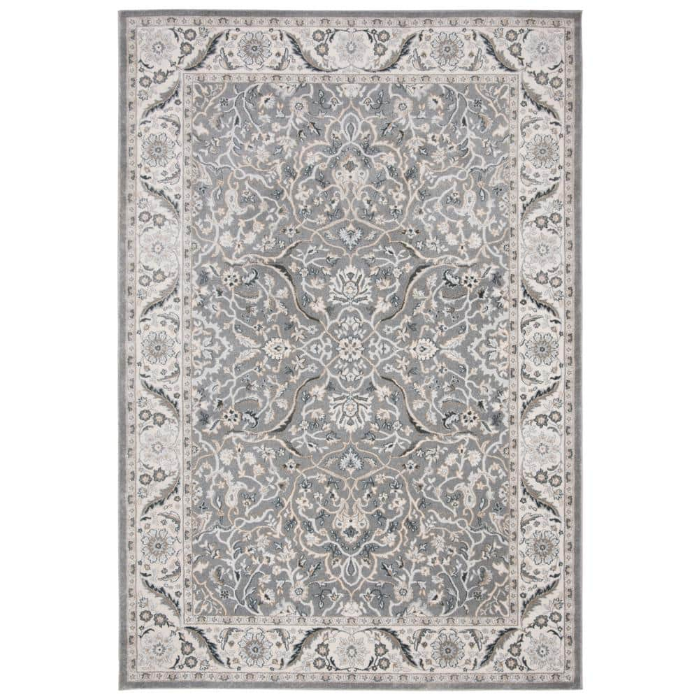 SAFAVIEH Isabella Kuzman Oriental Area Rug, Grey/Dark Grey, 9' x 12'