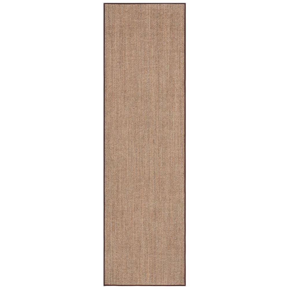 SAFAVIEH Martha Stewart Maximillian Solid Runner Rug, Light Brown, 2'3" x 10'