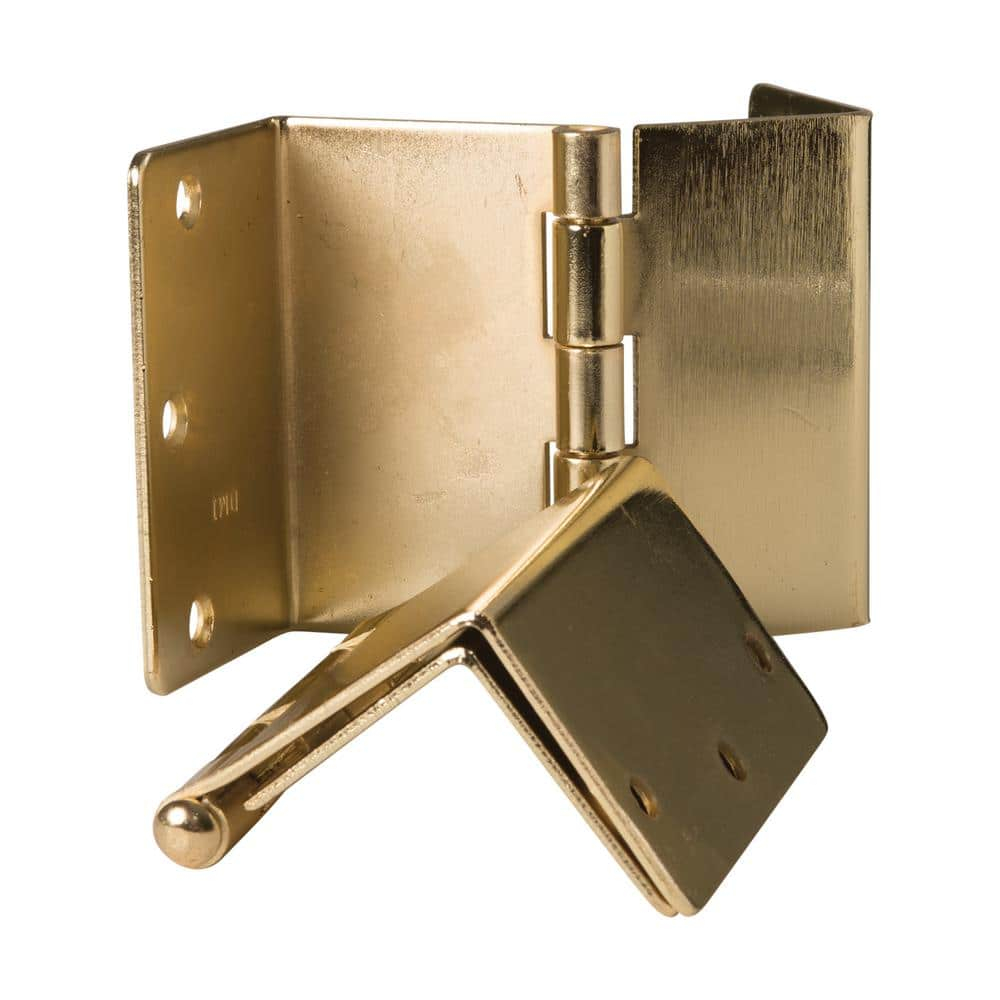 HealthSmart Expandable Door Hinges, Allow up to 2 Extra Inches for Handicap, Wheelchairs, Walkers and Rollator Accessibility, 2 Hinges, Brass