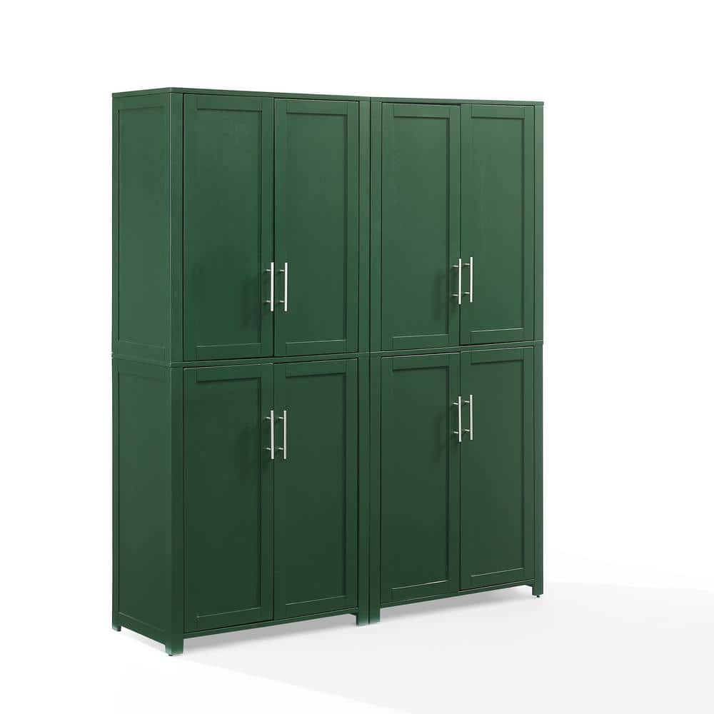 Crosley Furniture Savannah 2-Piece Kitchen Storage Pantry Set