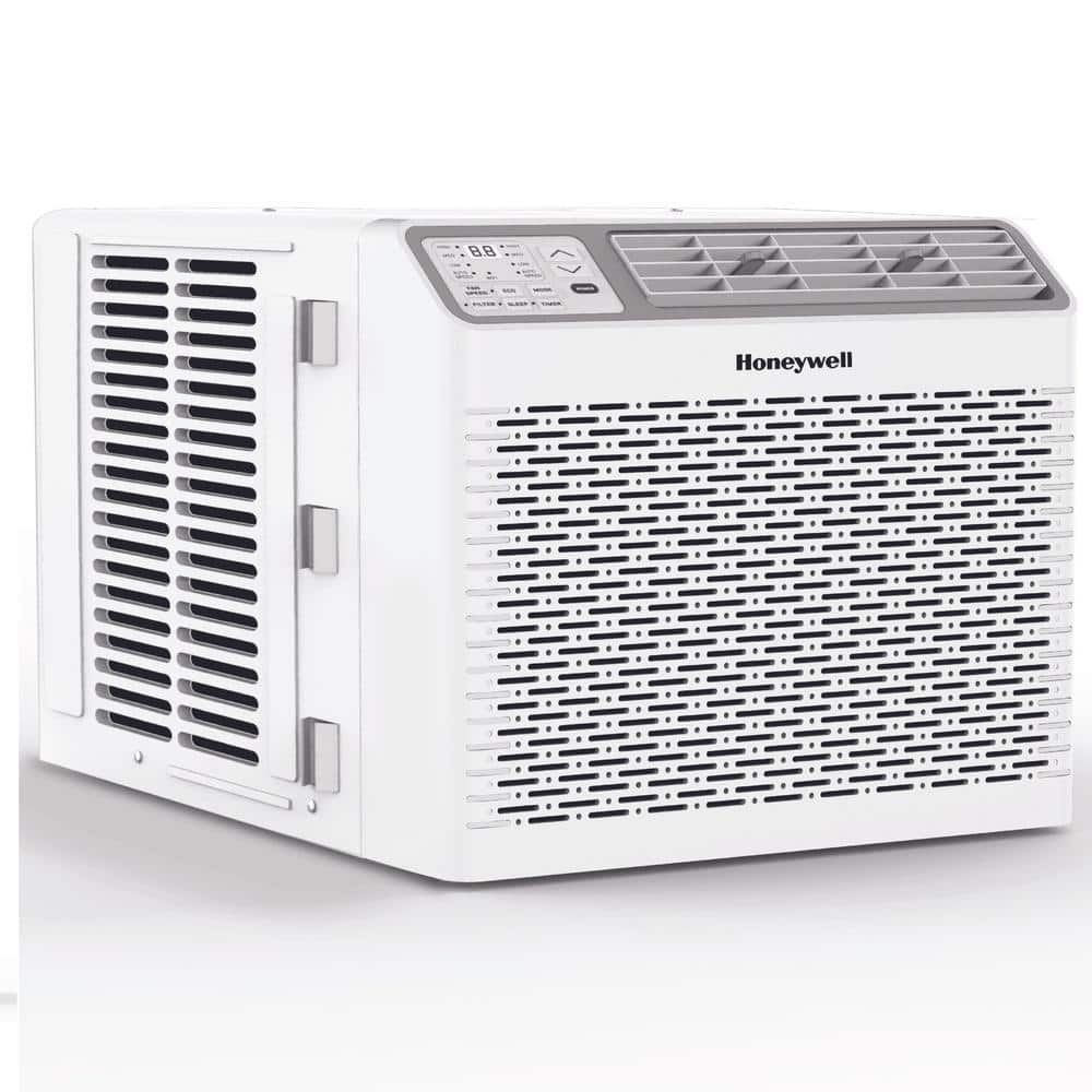 Honeywell 8,000 BTU Digital Window Air Conditioner, Remote, LED Display, 4 Modes, Eco, 350 sq ft Coverage