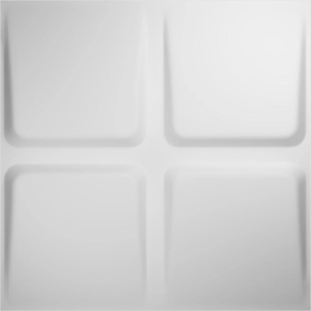 Ekena Millwork 19 5/8"W x 19 5/8"H Galveston EnduraWall Decorative 3D Wall Panel (Covers 2.67 Sq. Ft.)