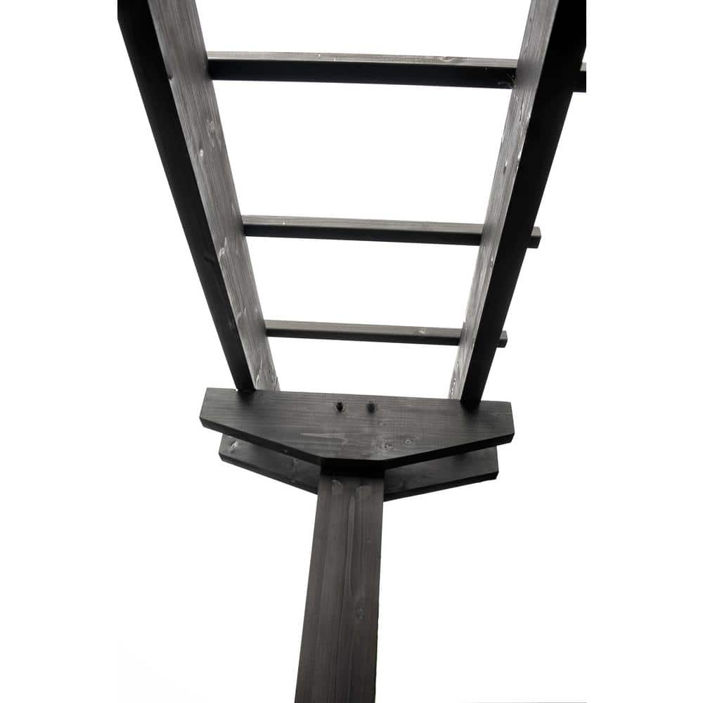 Vita 72" x 90" Wildwood 2 Post Cedar Arbor, Charcoal, VA68896