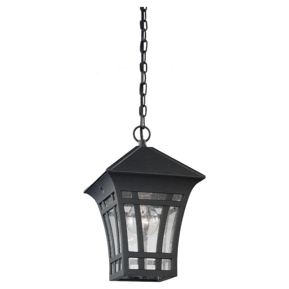 Herrington Transitional Black 11'' Outdoor LED Pendant