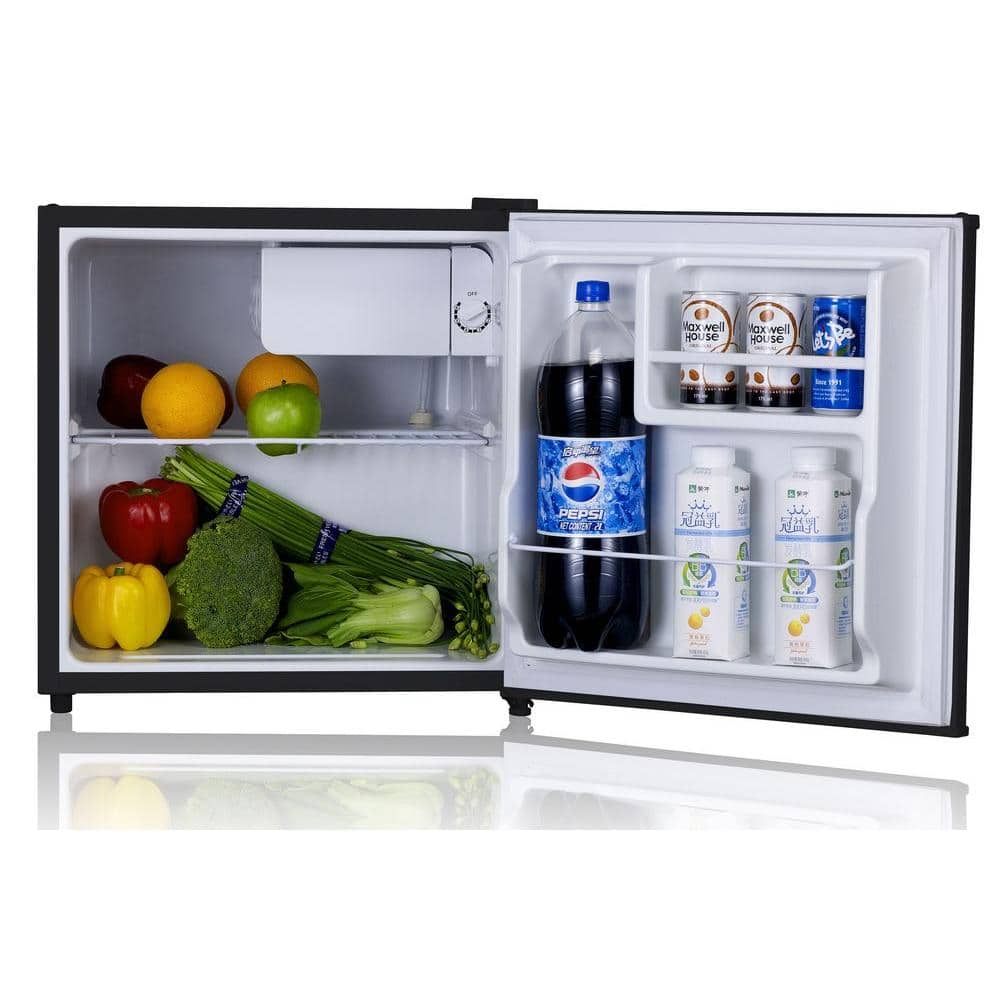 SPT RF-164SSA 1.6 cu. ft. Compace Refrigerator with Energy Star, Black