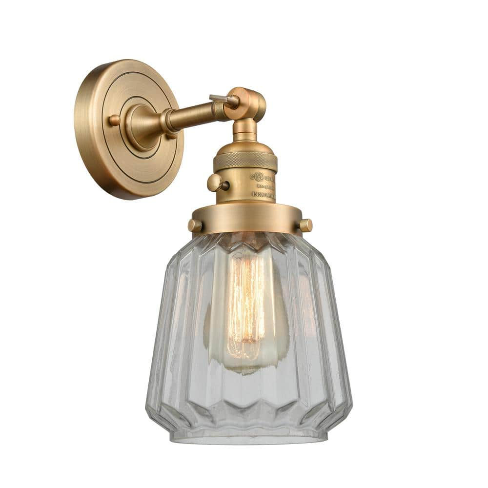 Innovations Lighting Chatham 1 - Light Sconce in  Brushed Brass
