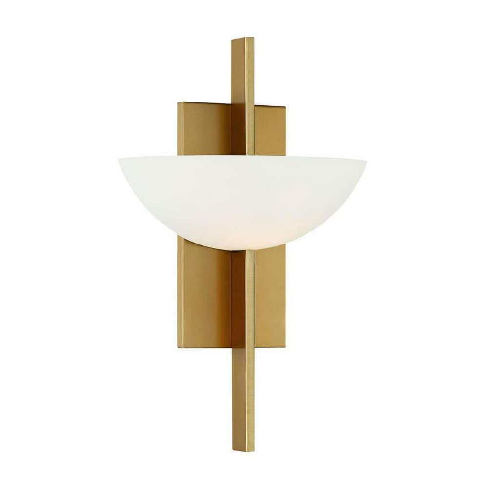 Savoy House Fallon 1 - Light Wall Light in  Warm Brass