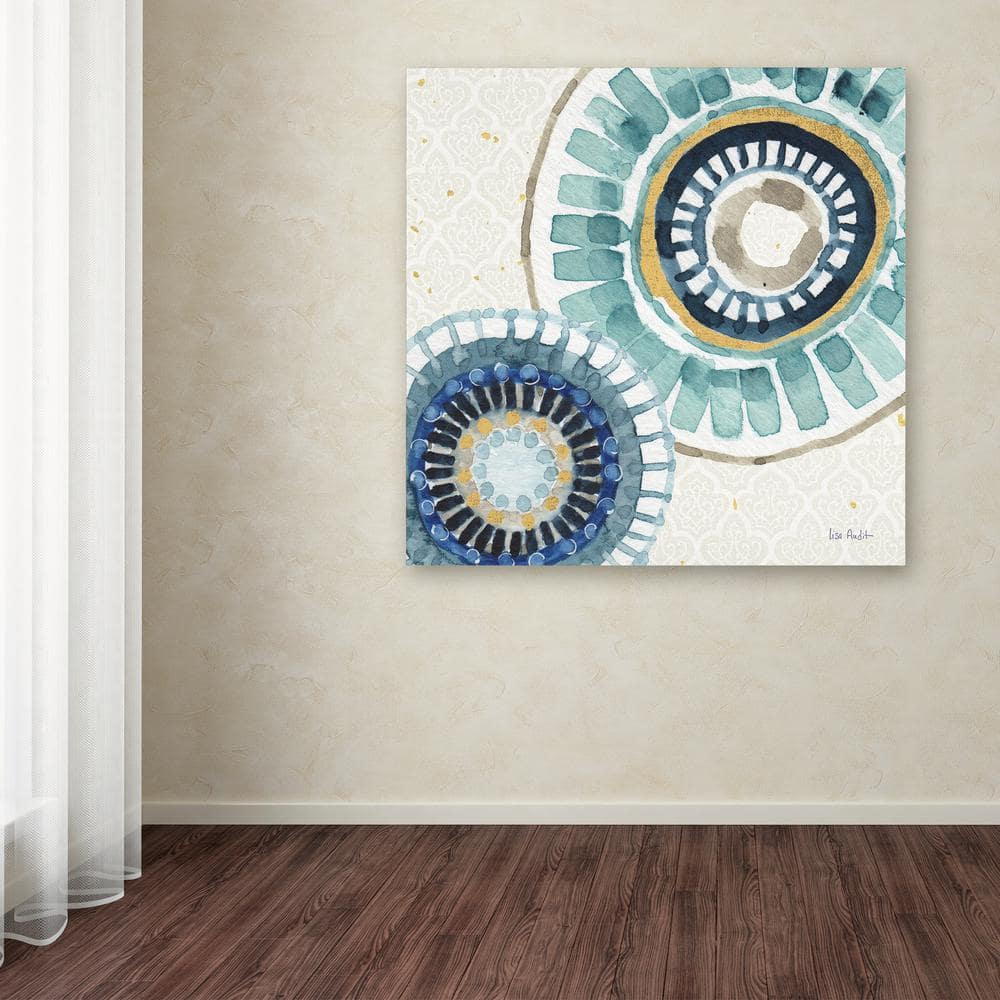 Trademark Fine Art "Indigold XV" Canvas Art by Lisa Audit