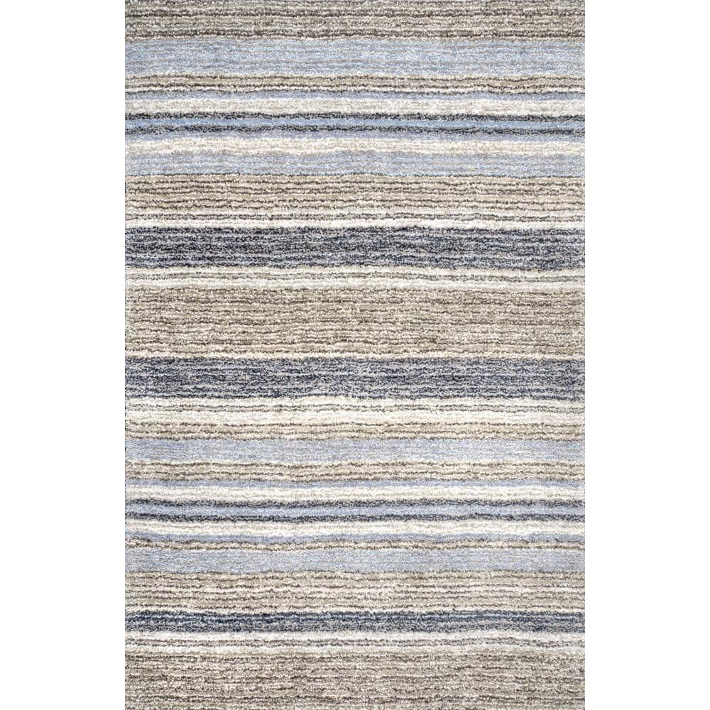 Drey Ombre Shag Denim 4 ft. x 6 ft. Area Rug