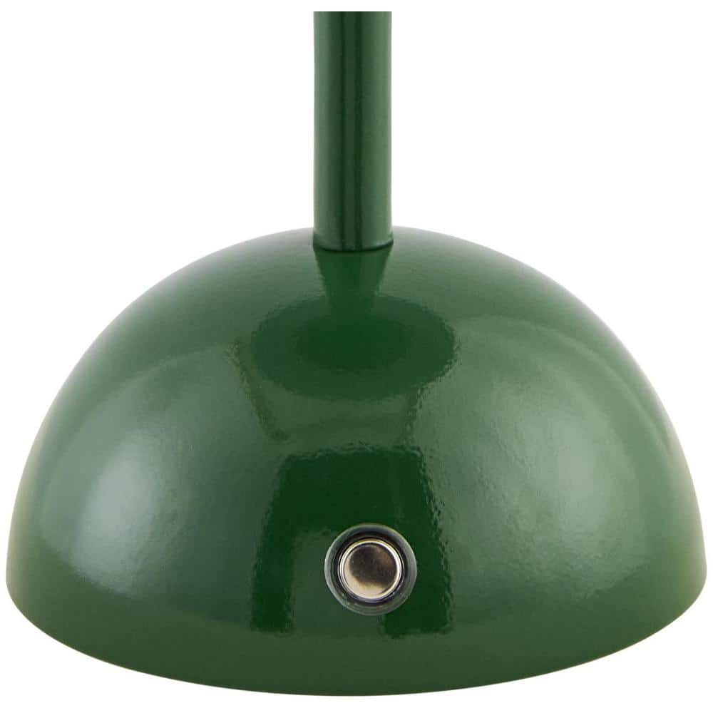 Livabliss Mayotte Portable Table Lamp, 12-inch, Green