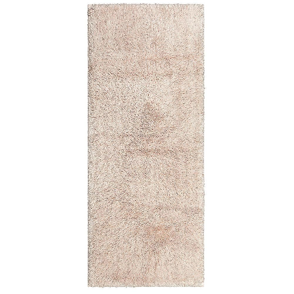 Blush Cotton High-Pile 24" x 60" Bath Rug