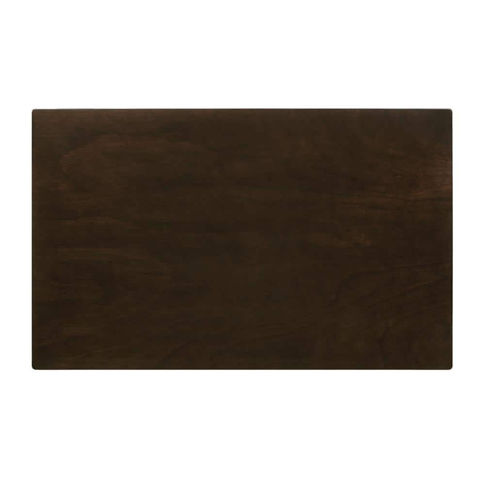 Monarch Specialties Guillen 5-piece Dining Set with Bench Cappuccino and Dark Brown