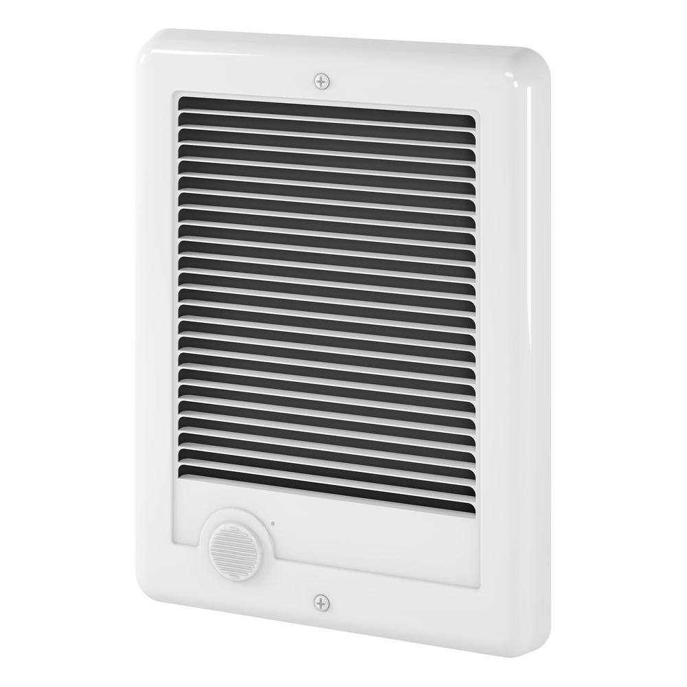 White 1500W Electric Wall Heater with Thermostat and Automatic Shut-off