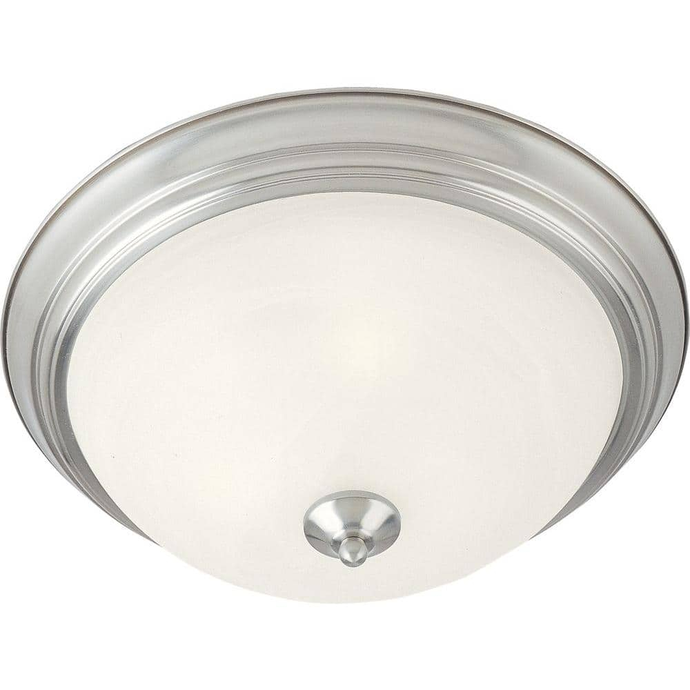 Maxim Lighting Essentials - 584x 2 - Light Flush Mount in  Satin Nickel