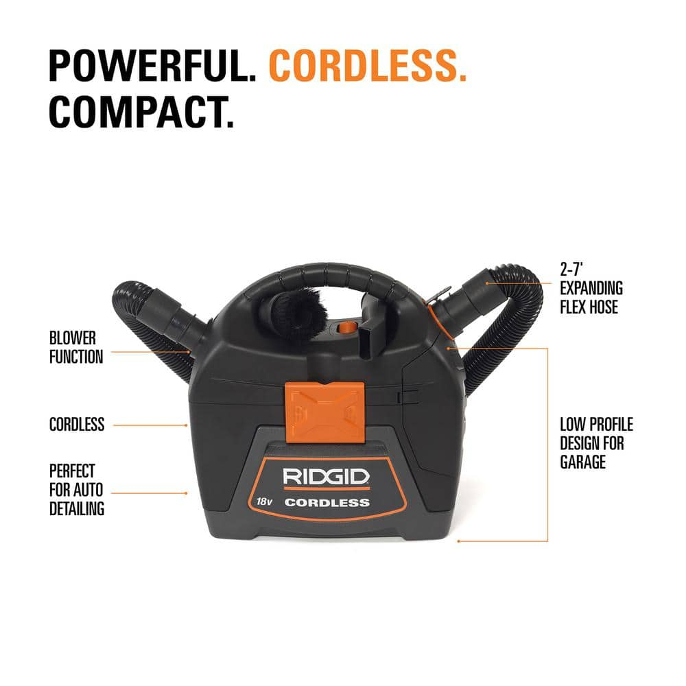 Ridgid WD0319 - Vacuum cleaner - handheld