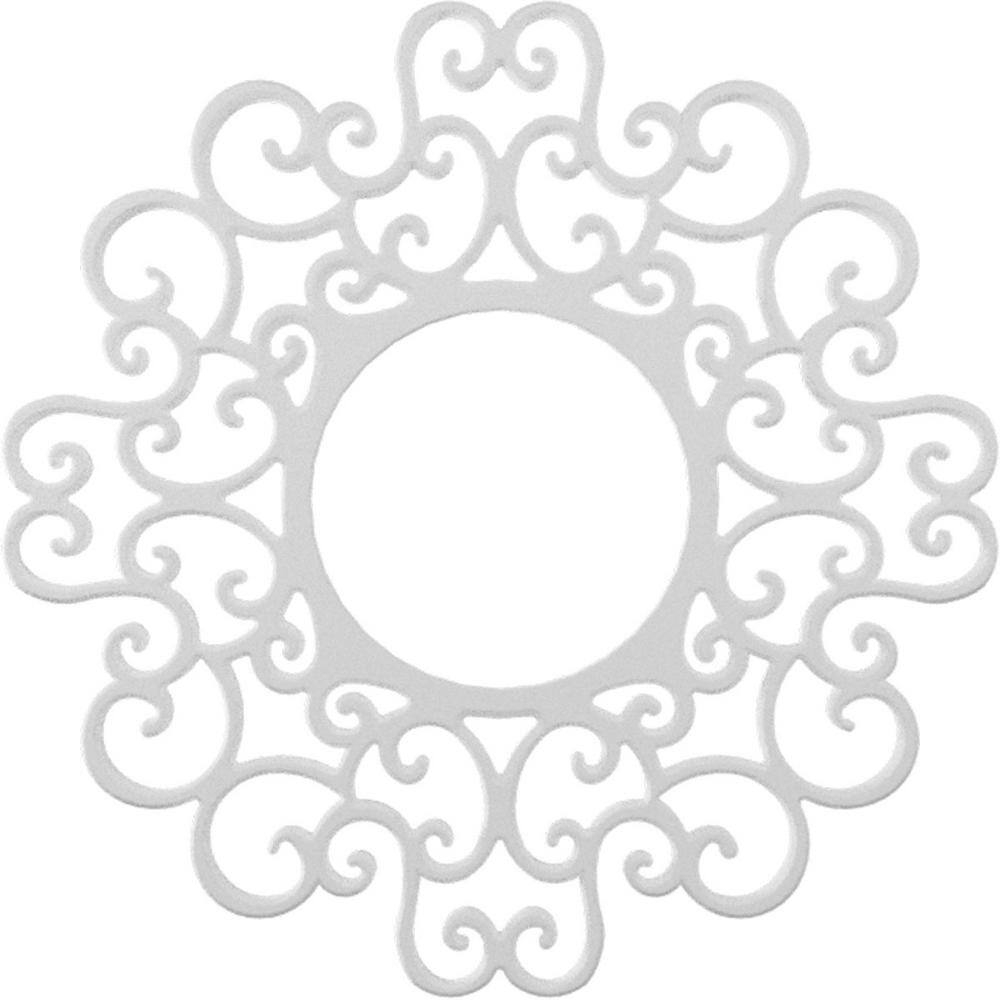 34"OD x 13"ID x 1"P Reims Architectural Grade PVC Pierced Ceiling Medallion