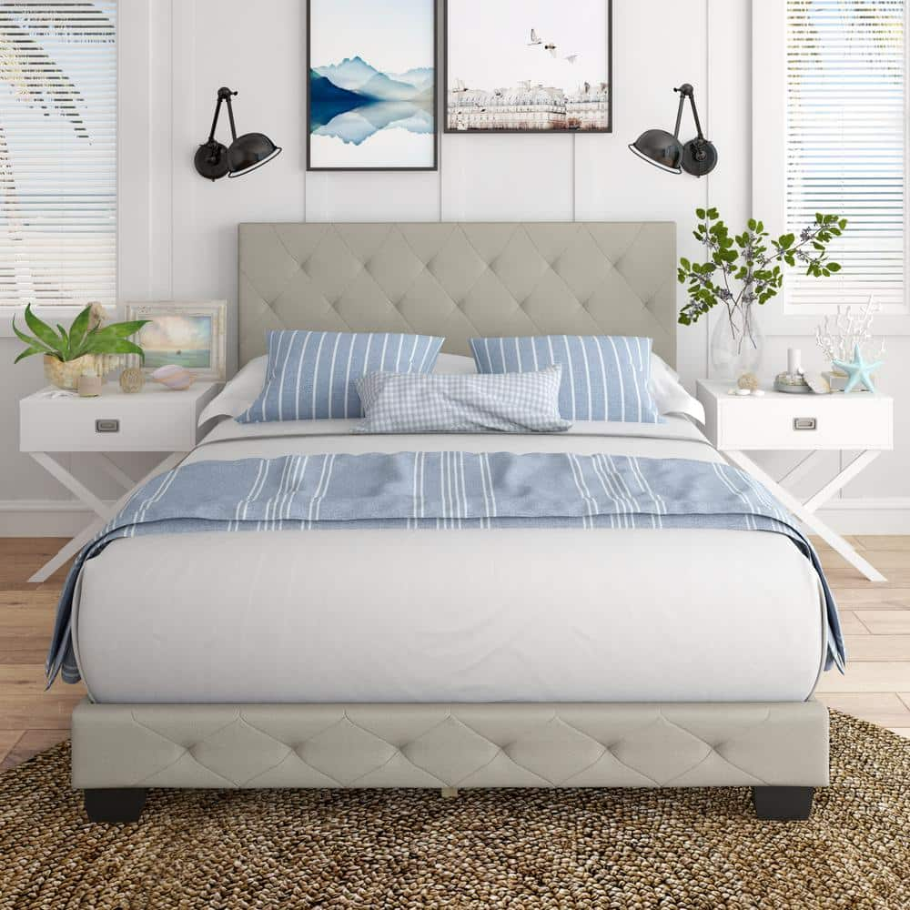 Boyd Sleep CHES962EK Clara Upholstered  Platform  Bed