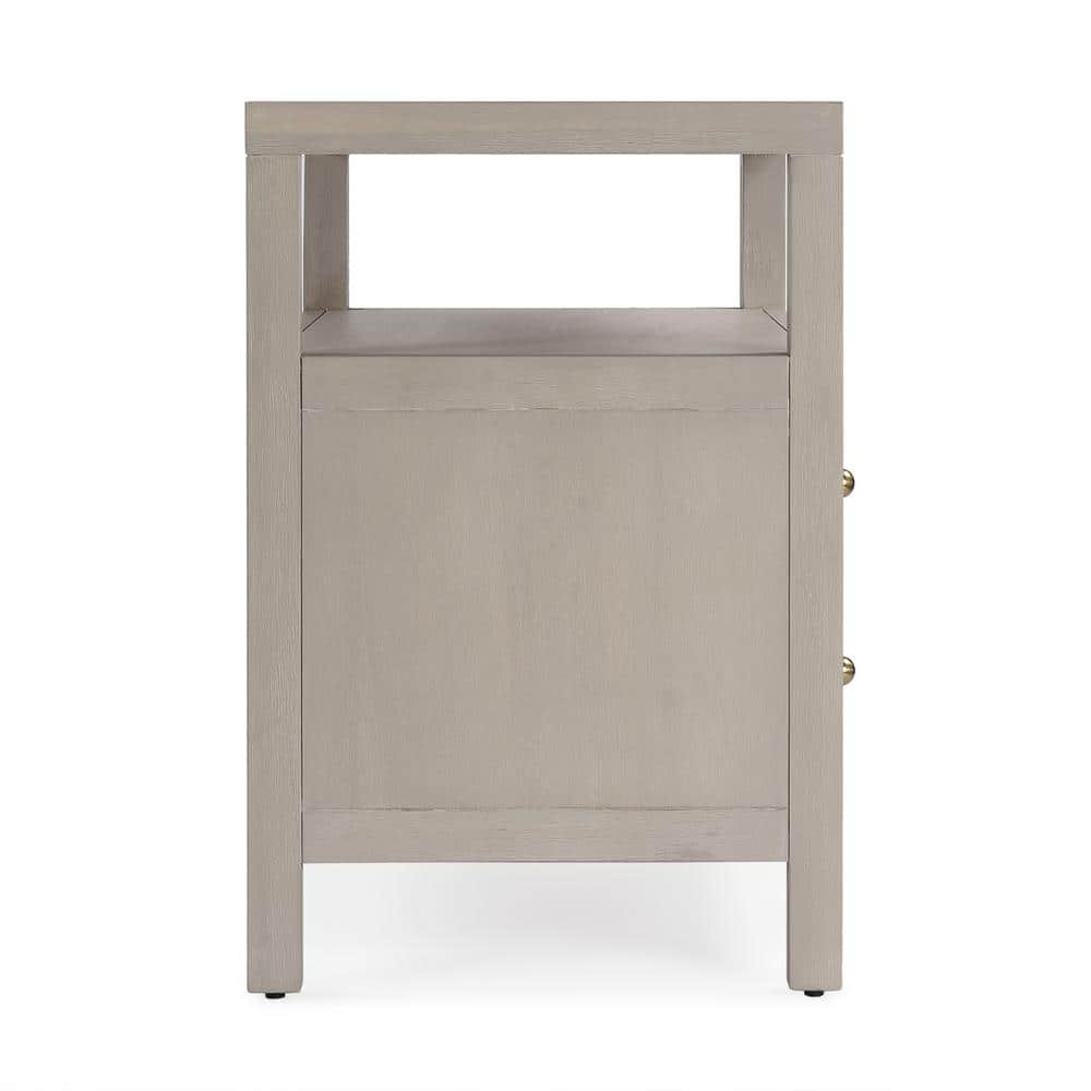 Nora 2-Drawer Wide Nightstand