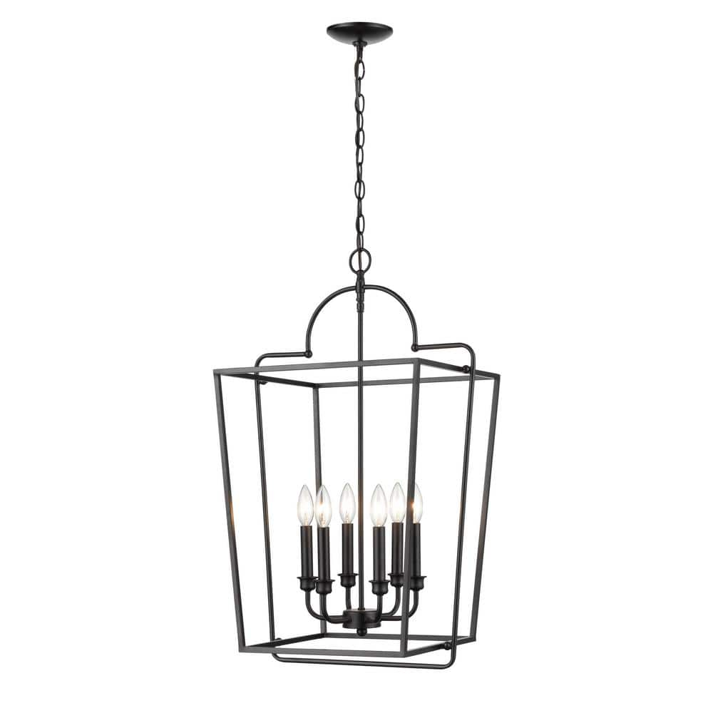 Millennium Lighting 6 - Light Pendant in  Matte Black